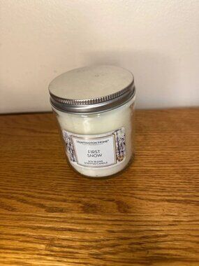 New Huntington Home First Snow Scent - 6.5oz Small Tumbler Candle NEW Tags